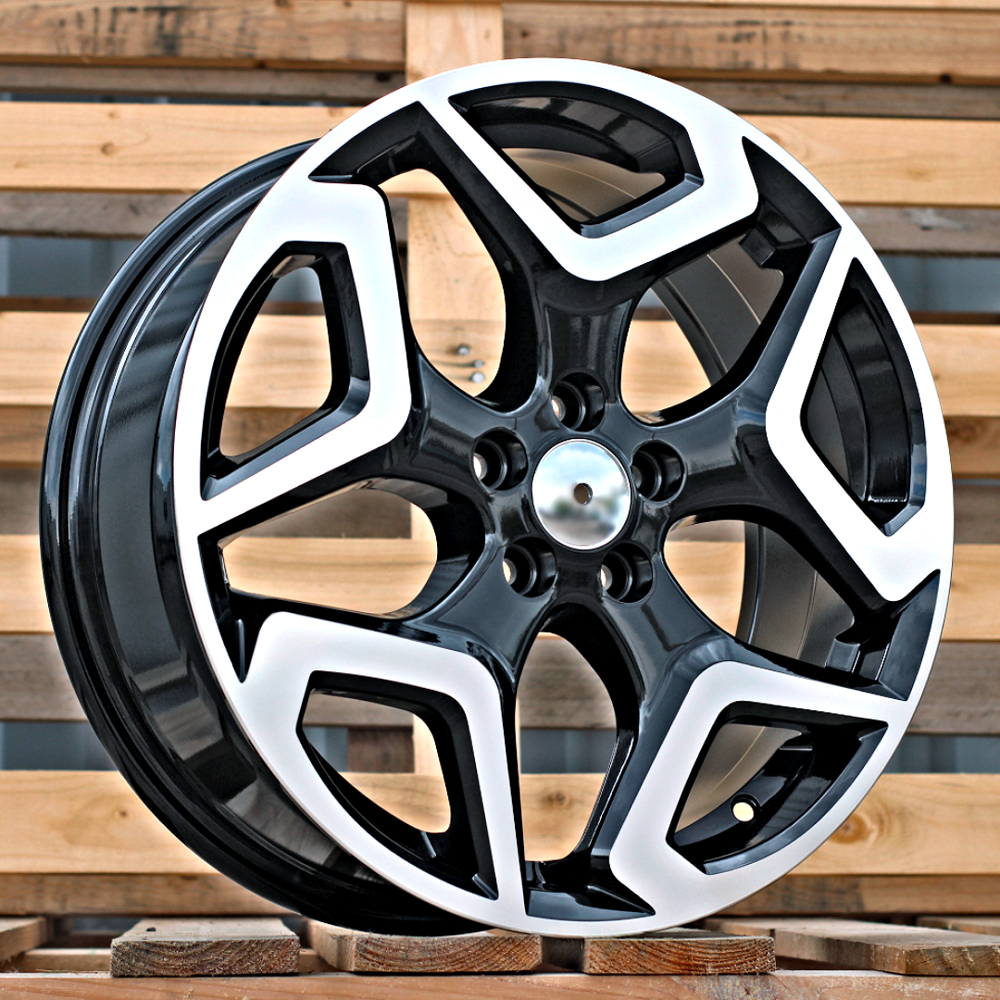 Diski R17 5x100 J7 ET55 RACINGLINE B1606 SUBARU Black Polished