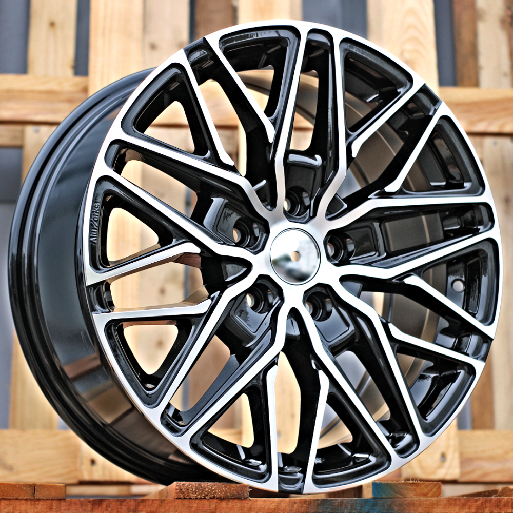 Diski R18 5x160 J8 ET50 RACINGLINE B1262 FORD Black Polished