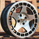 Diski R15 4×100 J7 ET24 RACINGLINE BK927 Black Polished