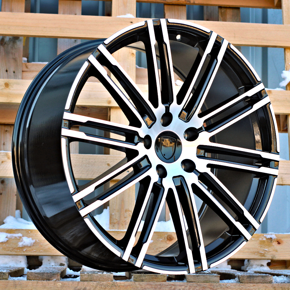 Diski R19 5x112 J9.5 ET21 RACINGLINE B1026 PORCHE Black Polished (Rear+Front)