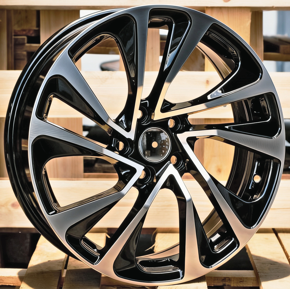 Diski R17 4x108 J7 ET25 RACINGLINE E1011 CITROEN Black Polished