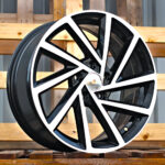 Diski R16 5×112 J6.5 ET45 RACINGLINE B5329 VW Black Polished