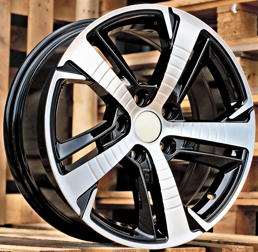 Diski R16 4x108 J7 ET30 RACINGLINE B5514 PEUGEOT Black Polished