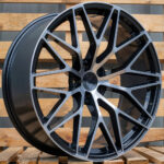 Diski R20 5×112 J10 ET19 RACINGLINE 3S1067 PORCHE Black Polished (Rear+Front)