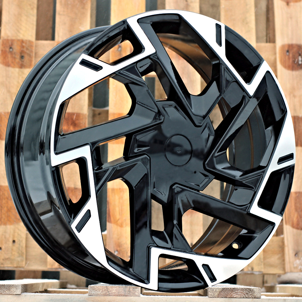 Diski R18 5x114.3 J7.5 ET51 RACINGLINE B1927 KIA Black Polished