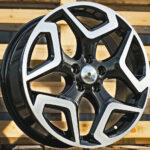 Diski R17 5×100 J7 ET55 RACINGLINE B1606 SUBARU Black Polished