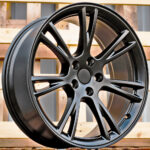Diski R19 5×114.3 J9.5 ET45 RACINGLINE D2049 TESLA Black Half Matt