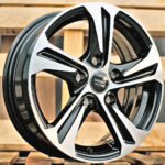 Diski R15 5×100 J6 ET40 RACINGLINE B1242 Black Polished
