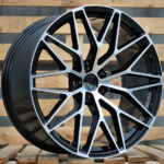 Diski R21 5×112 J9.5 ET26 RACINGLINE 3S1067 PORCHE Black Polished (Rear+Front) (Hybrid Forged)