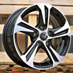 Diski R15 5×114.3 J6 ET40 RACINGLINE B1242 Black Polished