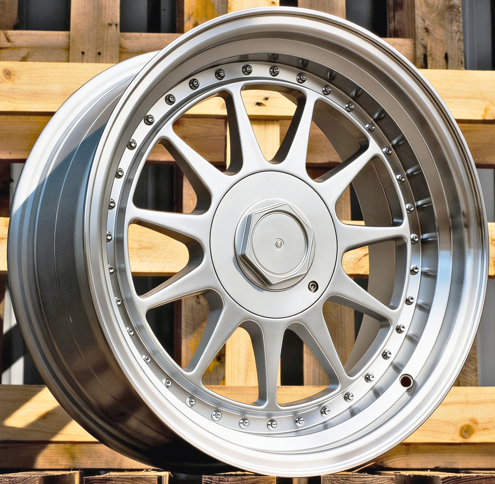 Diski R16 5x120 J9 ET20 RACINGLINE 7962F Silver +Polished Lip (Rear+Front)