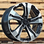 Diski R17 5×114.3 J7.5 ET45 RACINGLINE B5520 HONDA Black Polished