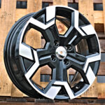Diski R15 4×100 J6 ET40 RACINGLINE B1407 DACIA Black Polished