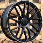 Diski R19 5×112 J9 ET52 RACINGLINE B1268 MERCEDES Black Half Matt +Polished Lip (Rear+Front)