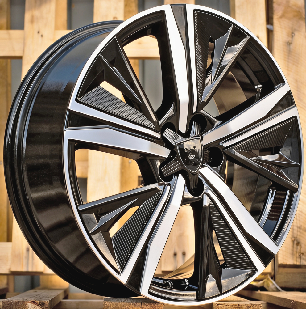 Diski R16 5x108 J6.5 ET40 RACINGLINE Y1187 PEUGEOT Black Polished (Hybrid Forged)