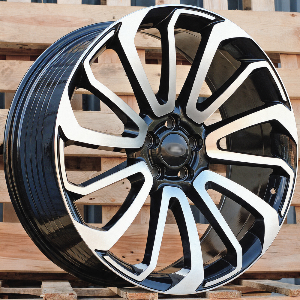 Diski R22 5x120 J9.5 ET45 RACINGLINE BY959 LANDROVER Black Polished (Hybrid Forged)