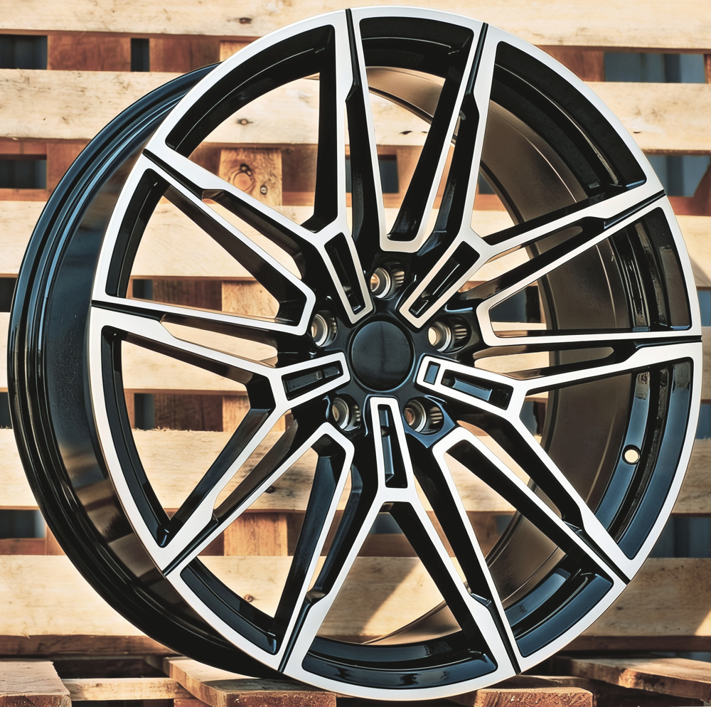 Diski R17 5x120 J7.5 ET34 RACINGLINE I0294 BMW Black Polished (Hybrid Forged)
