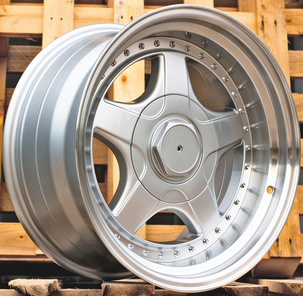 Diski R17 5x120 J10 ET20 RACINGLINE 7813R BMW Silver +Polished Lip (Rear+Front)