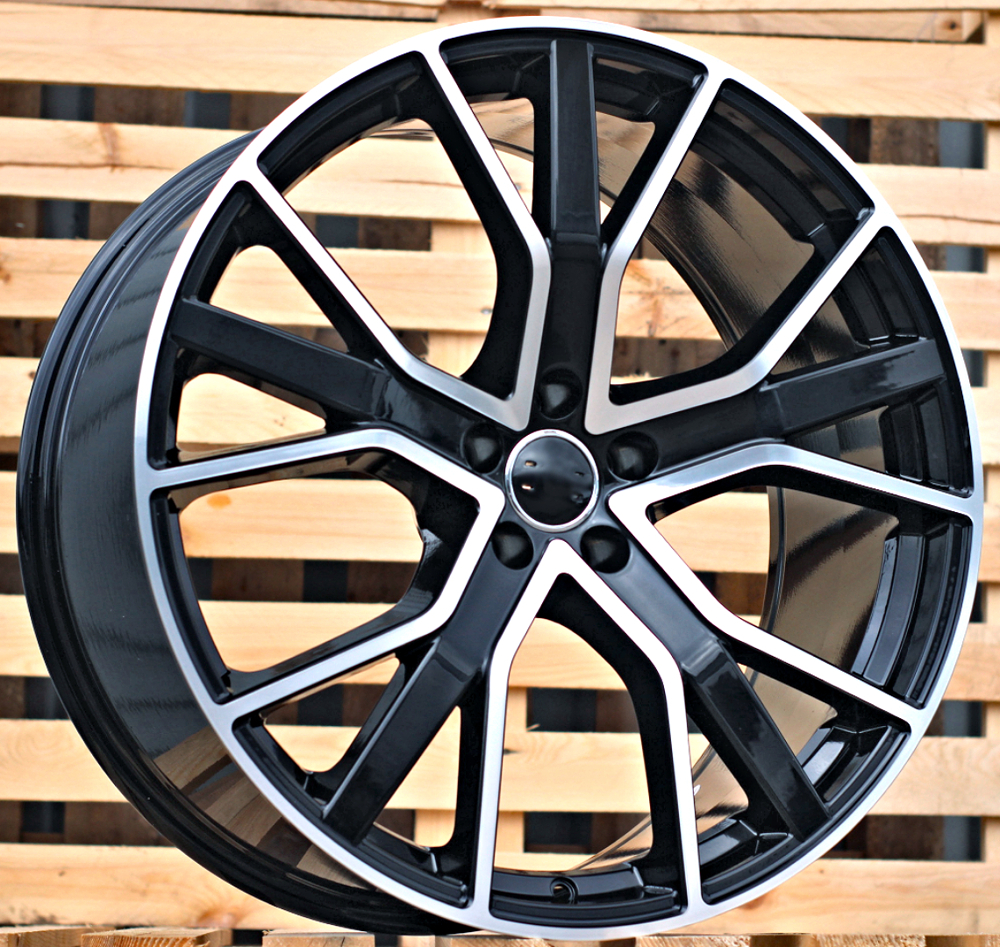 Diski R19 5x112 J8.5 ET32 RACINGLINE B5131 AUDI Black Polished (Hybrid Forged)