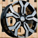 Diski R16 5×114.3 J6.5 ET50 RACINGLINE B1110 DACIA Black Polished