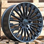 Diski R18 5×112 J8 ET43 RACINGLINE FBX132 MERCEDES Black Half Matt +Polished Lip (Hybrid Forged)