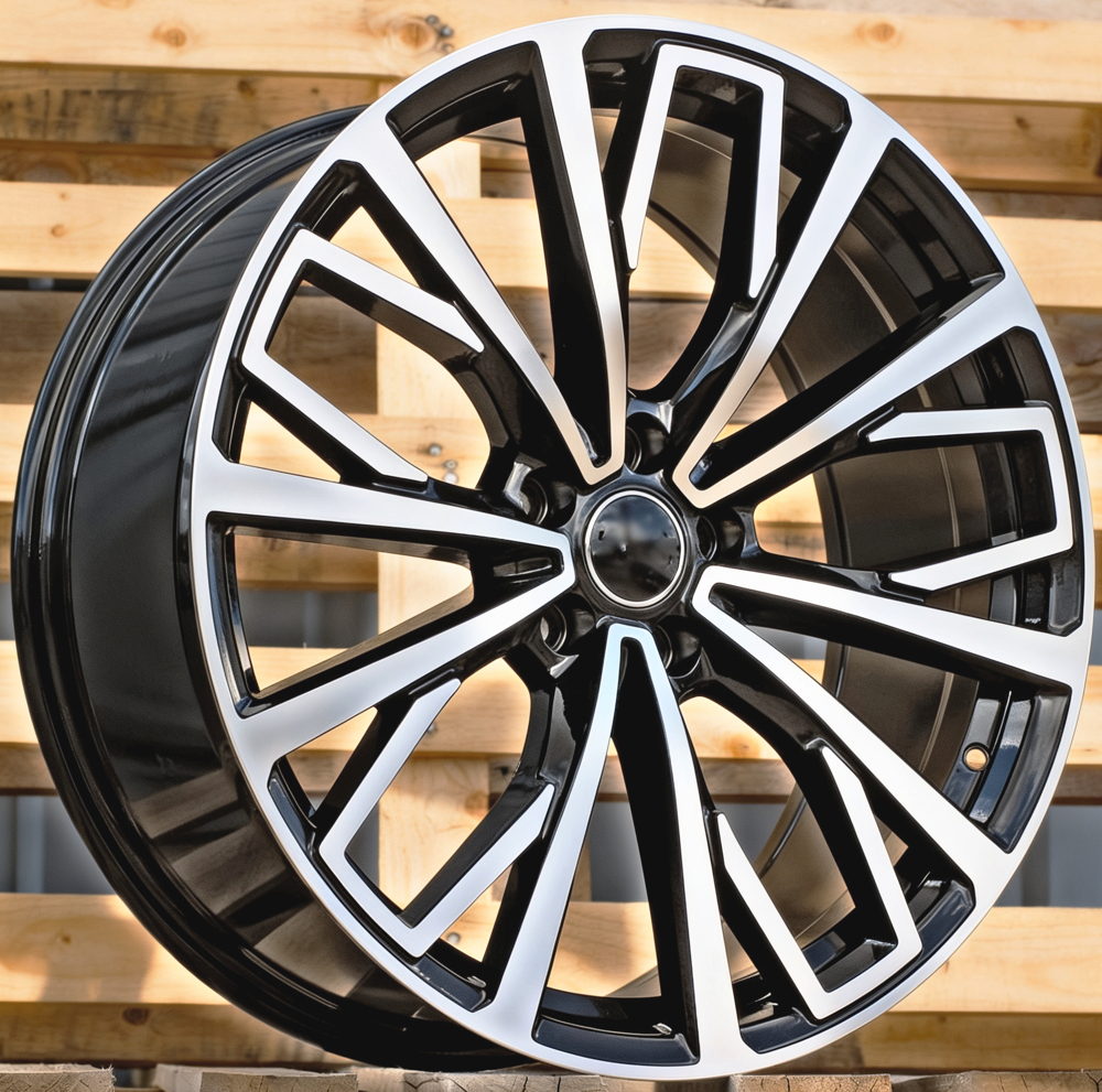 Diski R18 5x112 J8 ET39 RACINGLINE B1453 AUDI Black Polished