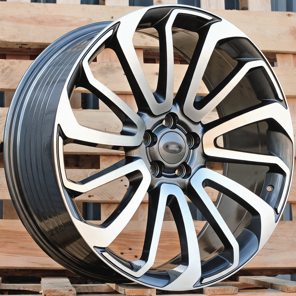 Diski R22 5x120 J9.5 ET45 RACINGLINE BY959 LANDROVER Grey Polished
