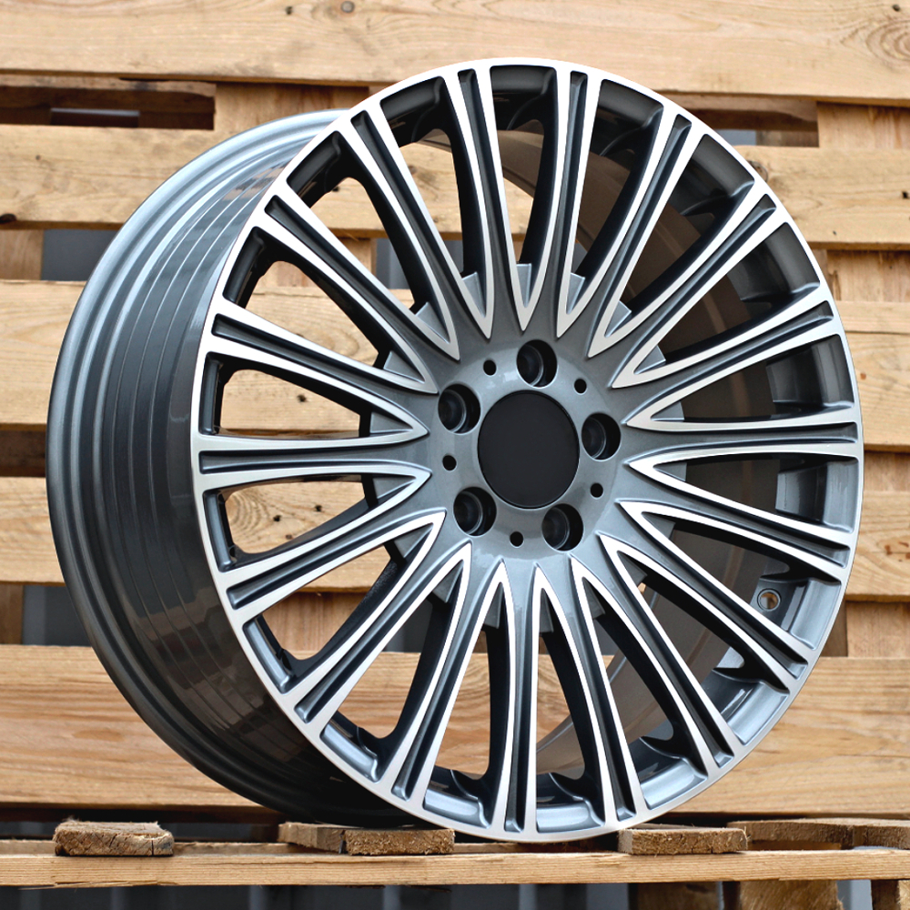 Diski R18 5x112 J8 ET43 RACINGLINE FBX210 MERCEDES Grey Polished