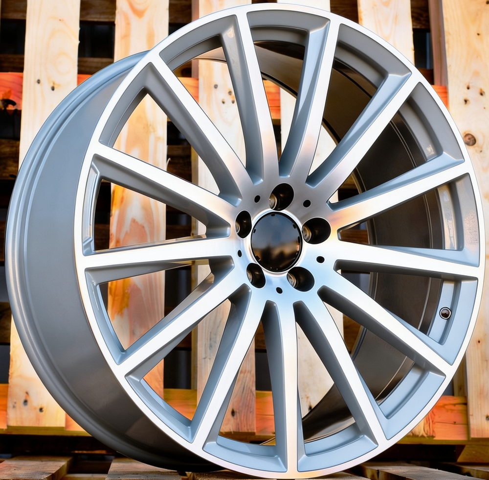 Diski R21 5x112 J11 ET42 RACINGLINE H3524F MERCEDES Grey Polished (Rear+Front) (Hybrid Forged)