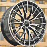 Diski R20 5×112 J8.5 ET34.5 RACINGLINE 3S1384 MERCEDES Black Polished (Rear+Front) (Hybrid Forged)