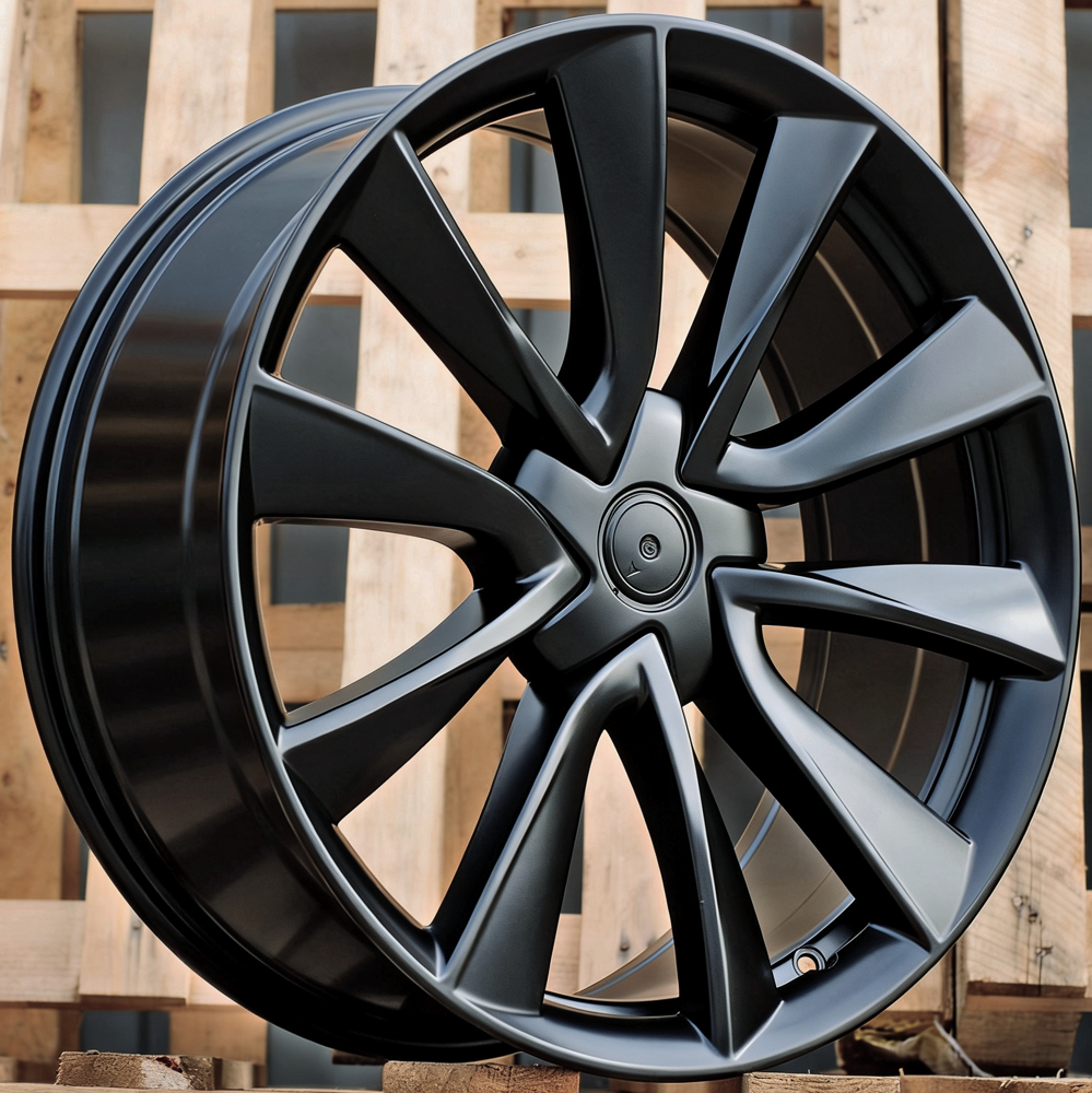 Diski R20 5x114.3 J8.5 ET35 RACINGLINE B2046 TESLA Black Half Matt