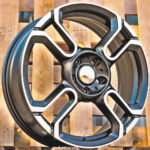 Diski R18 5×112 J7 ET54 RACINGLINE F8002 MINI Black Polished Half Matt (Hybrid Forged)