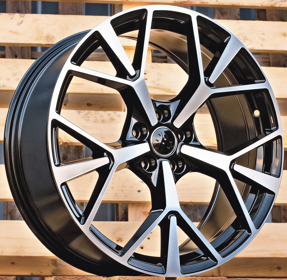 Diski R20 5x112 J8.5 ET38 RACINGLINE 3S1385 AUDI Black Polished (Hybrid Forged)