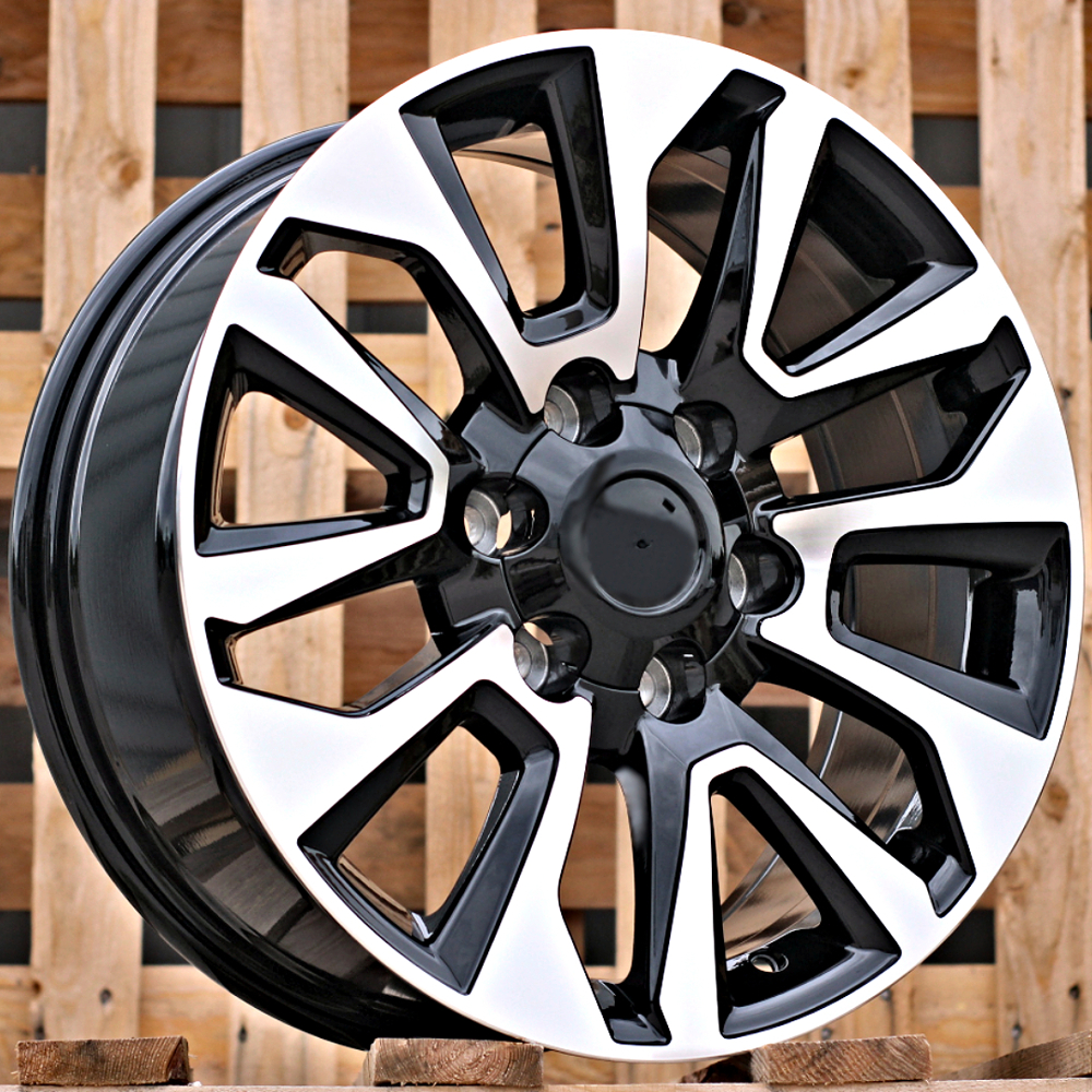 Diski R19 6x139.7 J7.5 ET25 RACINGLINE B1743 4X4 Black Polished