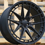 Diski R22 5×112 J10.5 ET40 HAXER HX046F Black Half Matt (Rear+Front) (Hybrid Forged)