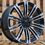 Diski R21 5×120 J9.5 ET45 RACINGLINE 3S1066 LANDROVER Black Polished (Hybrid Forged)
