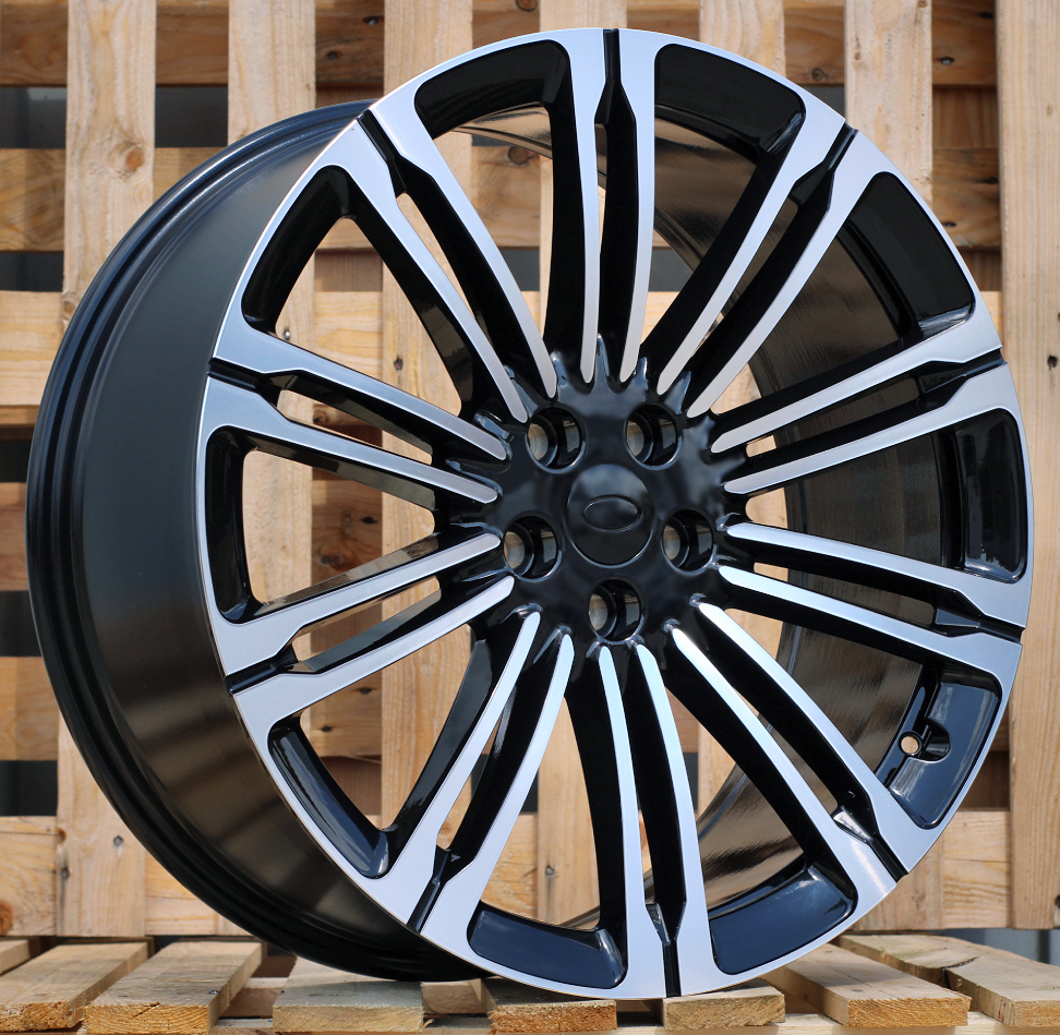 Diski R21 5x120 J9.5 ET45 RACINGLINE 3S1066 LANDROVER Black Polished (Hybrid Forged)