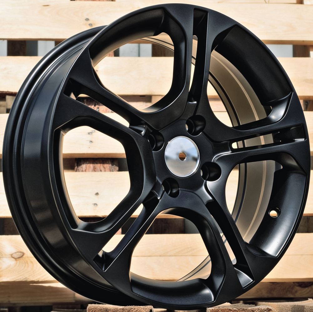 Diski R16 4x100 J6.5 ET37 RACINGLINE BK875 RENAULT Black Half Matt