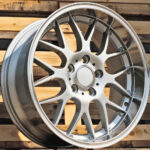 Diski R18 5×120 J9 ET38 RACINGLINE BY773 BMW Silver +Polished Lip (Rear+Front)
