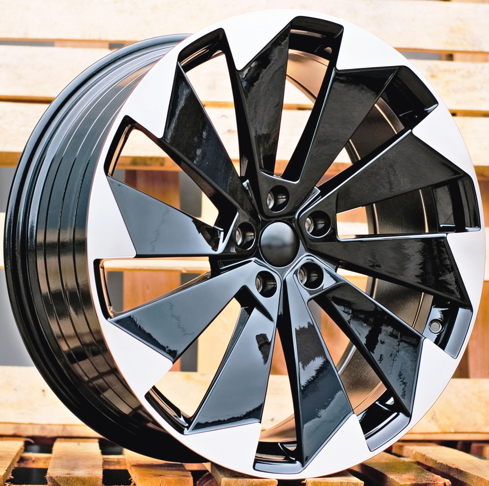 Diski R21 5x112 J8.5 ET40 RACINGLINE I1141 SKODA Black Polished (Rear+Front)