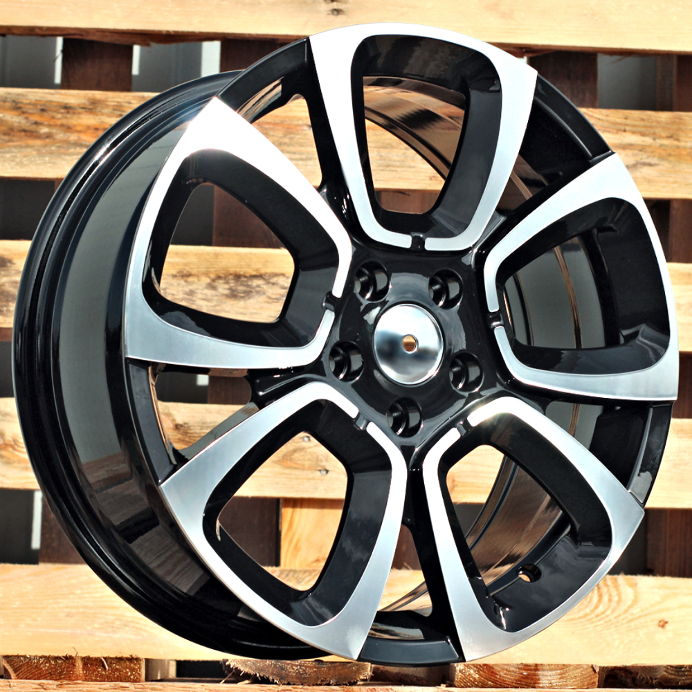 Diski R17 4x108 J7 ET25 RACINGLINE B5850 CITROEN Black Polished