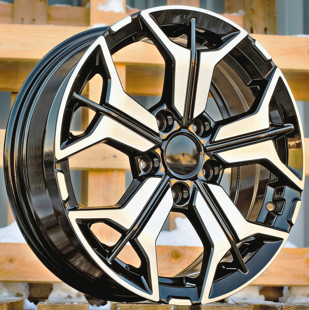 Diski R16 5x114.3 J6.5 ET40 RACINGLINE B5846 KIA Black Polished