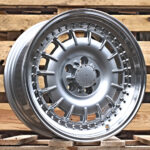 Diski R17 5×112 J8 ET30 RACINGLINE B1855 MERCEDES Silver +Polished Lip (Rear+Front) (Hybrid Forged)