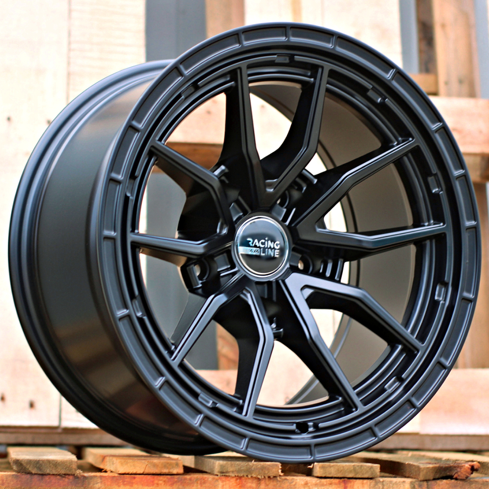 Diski R18 5x127 J9 ETM6 RACINGLINE B1037 4X4 Black Half Matt