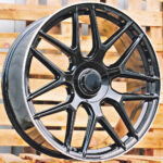 Diski R23 5×130 J10 ET33 RACINGLINE B5318 MERCEDES Black +Polished Lip