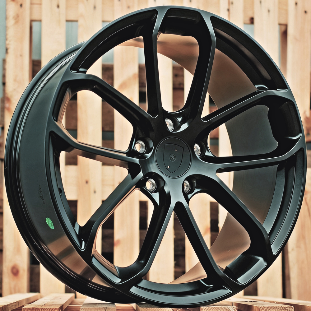 Diski R21 5x130 J11 ET58 RACINGLINE H5084 PORCHE Black Half Matt (Hybrid Forged)