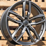Diski R20 5×112 J9 ET33 RACINGLINE BK690 AUDI Grey Polished Half Matt