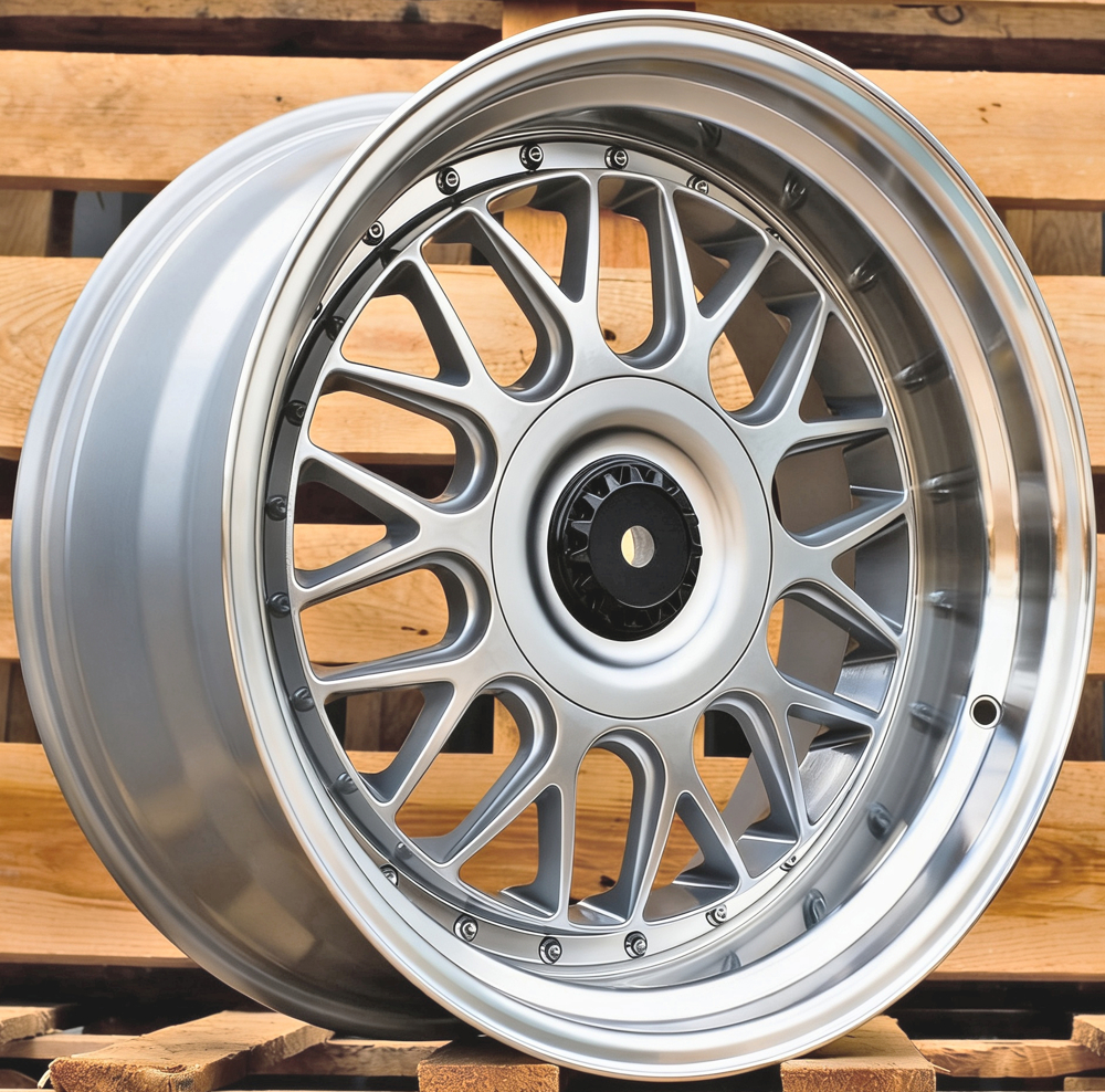 Diski R18 5x120 J8.5 ET35 RACINGLINE XE244 BMW Silver +Polished Lip (Rear+Front)