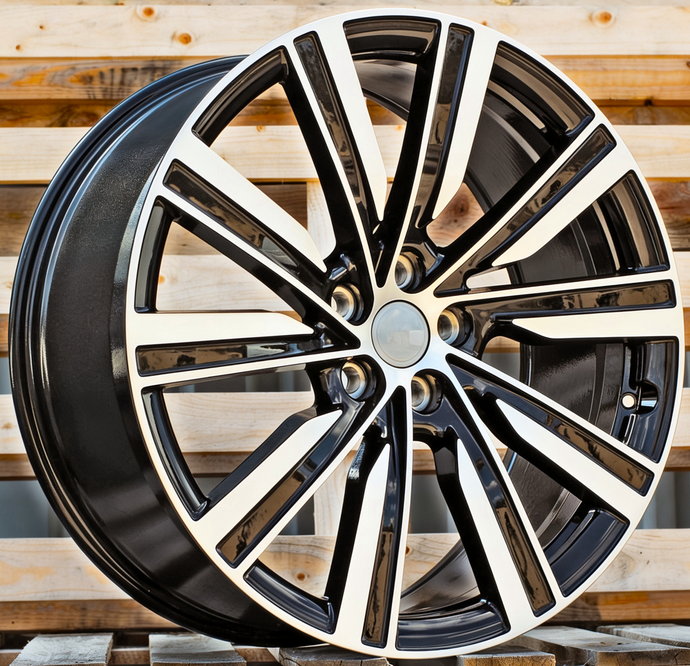 Diski R22 5x120 J9.5 ET45 RACINGLINE H3091F LANDROVER Black Polished (Hybrid Forged)