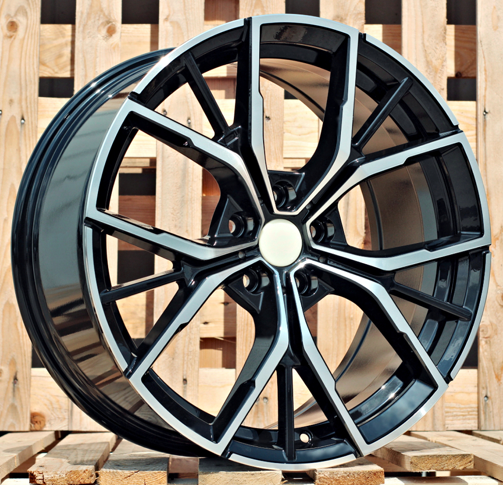 Diski R18 5x112 J8 ET30 RACINGLINE B1667 BMW Black Polished (Hybrid Forged)